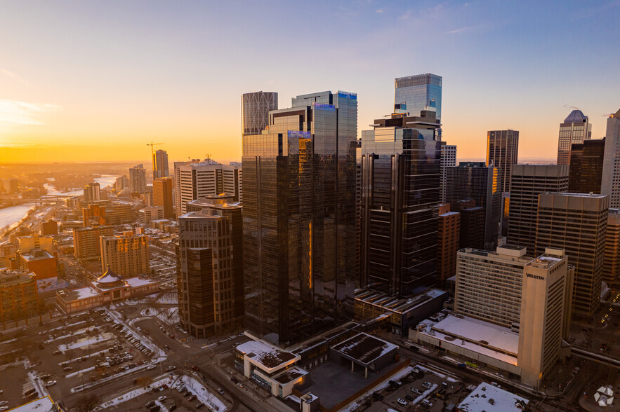 215 2nd St SW, Calgary, AB en alquiler - Vista aérea - Imagen 2 de 5