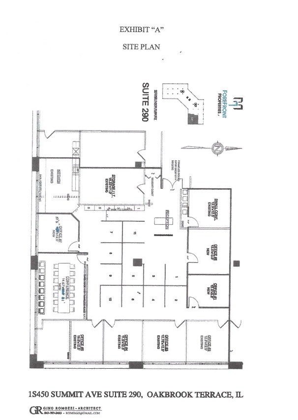 1 S 450 Summit Ave, Oakbrook Terrace, IL en alquiler Plano de la planta- Imagen 1 de 1