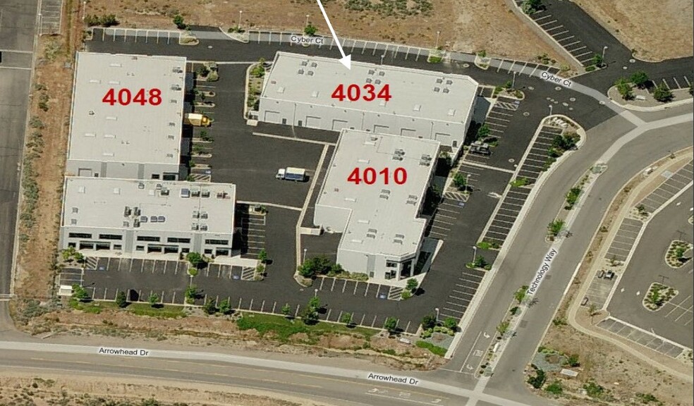 4034 Technology Way, Carson City, NV en alquiler - Vista aérea - Imagen 2 de 4