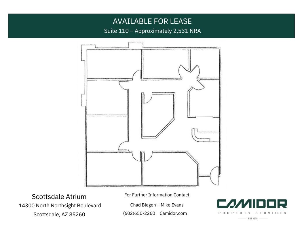 14300 N Northsight Blvd, Scottsdale, AZ en alquiler Plano de la planta- Imagen 1 de 1