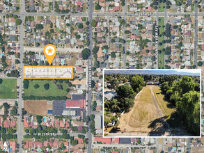 2711 D St, San Bernardino, CA - VISTA AÉREA  vista de mapa - Image1