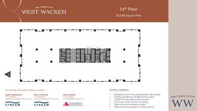 225 W Wacker Dr, Chicago, IL en alquiler Plano de la planta- Imagen 1 de 1