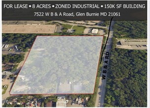 7522 WB&A Rd, Glen Burnie, MD - VISTA AÉREA  vista de mapa