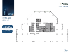 311 S Wacker Dr, Chicago, IL en alquiler Plano de la planta- Imagen 1 de 3