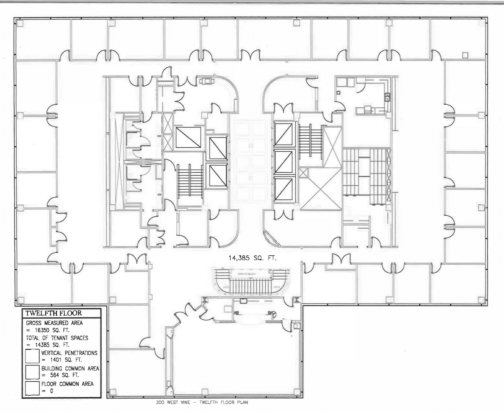 300 W Vine St, Lexington, KY en alquiler Plano de la planta- Imagen 1 de 1