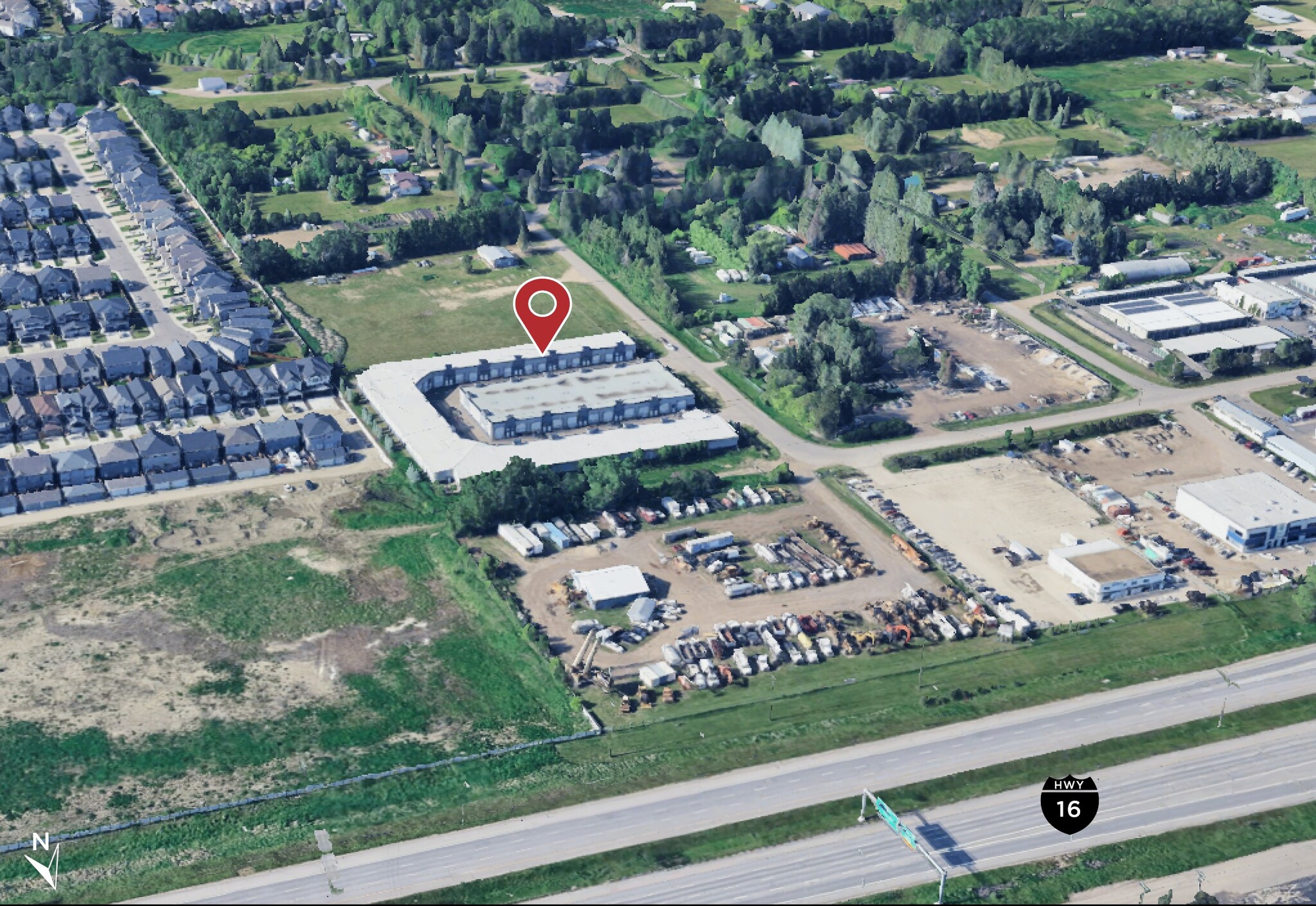 9903 209 St NW, Edmonton, AB en venta Vista aérea- Imagen 1 de 15