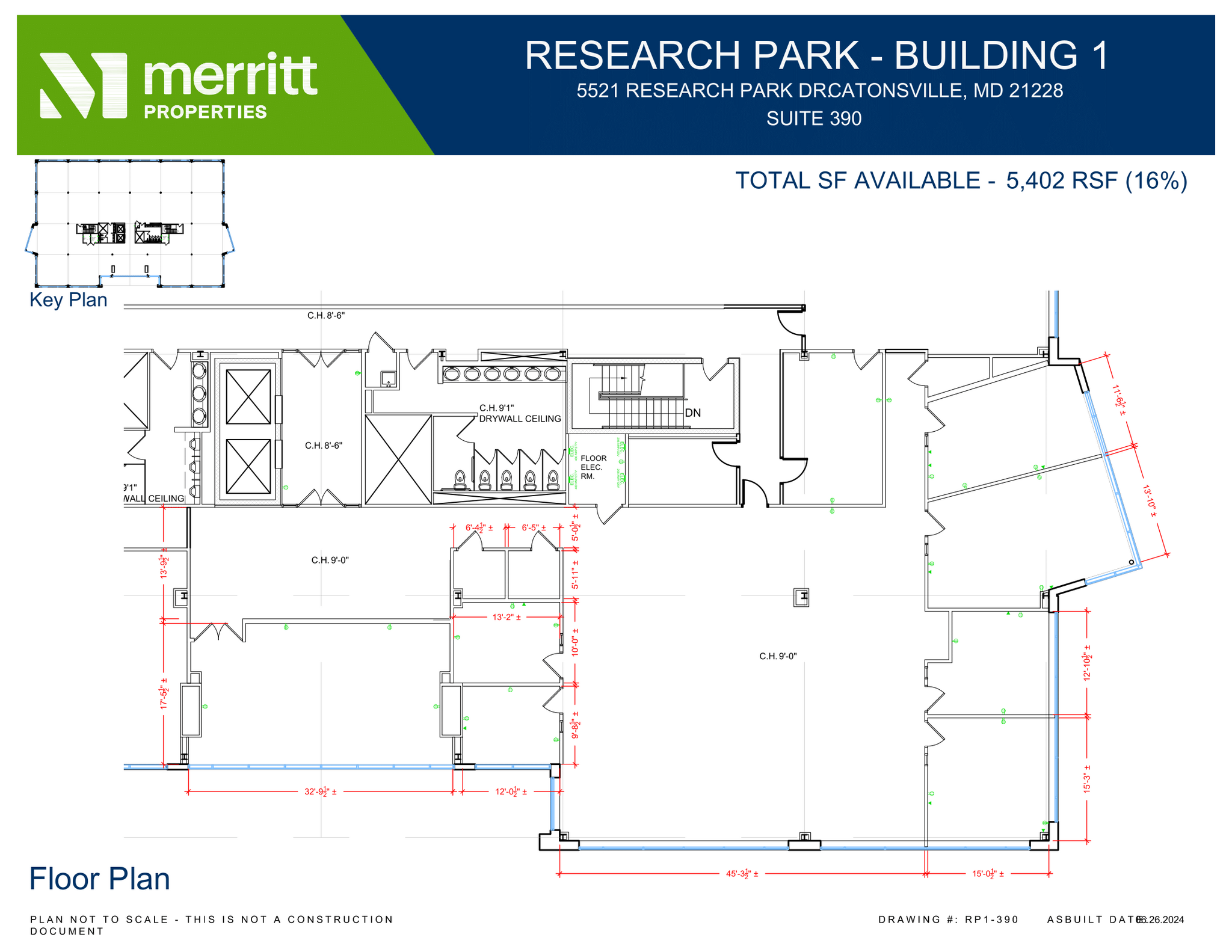 5521 Research Park Dr, Baltimore, MD en alquiler Plano de la planta- Imagen 1 de 1