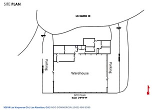 10814 Los Vaqueros Cir, Los Alamitos, CA en alquiler Plano de la planta- Imagen 1 de 1