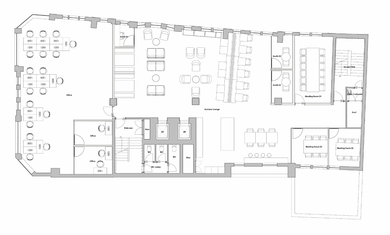 14 New St, London en alquiler Plano de la planta- Imagen 1 de 1