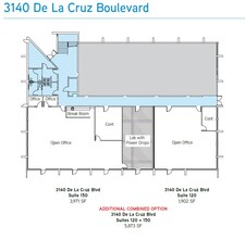 3100 De la Cruz Blvd, Santa Clara, CA en alquiler Plano de la planta- Imagen 1 de 1