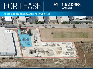 Más detalles para 15815 Arrow Blvd, Fontana, CA - Terrenos en alquiler