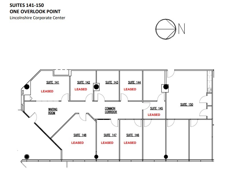 1 Overlook Pt, Lincolnshire, IL en alquiler Plano de la planta- Imagen 1 de 1