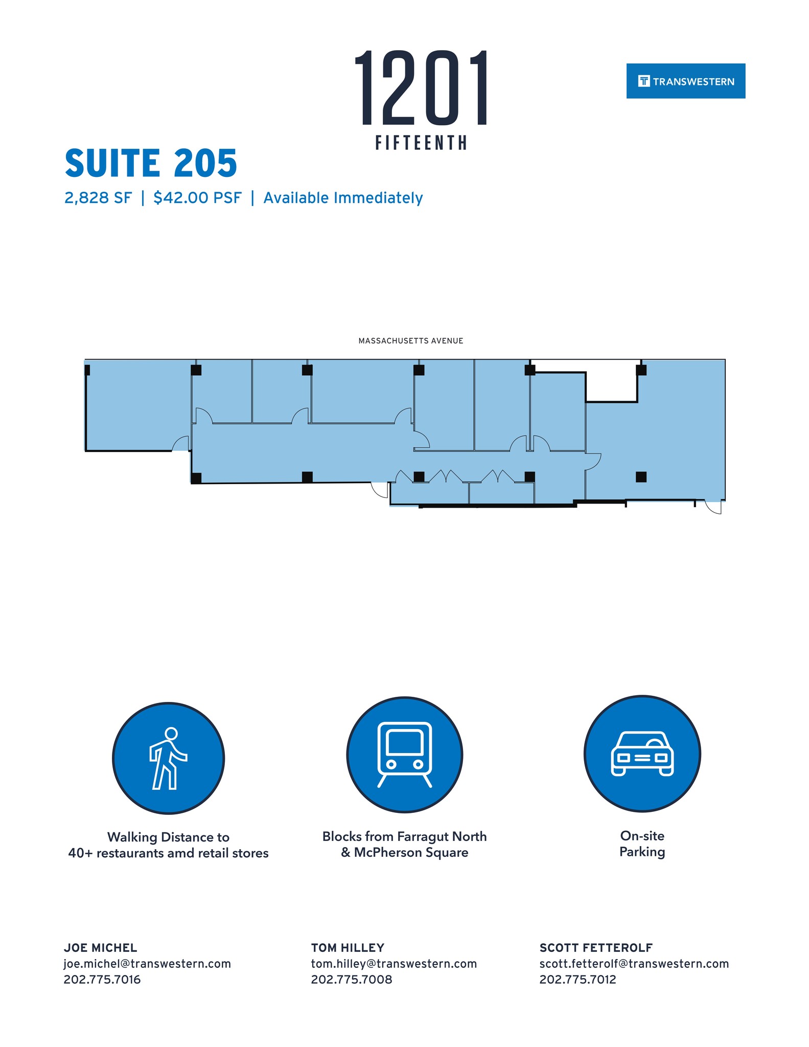 1201 15th St NW, Washington, DC en alquiler Plano del sitio- Imagen 1 de 2