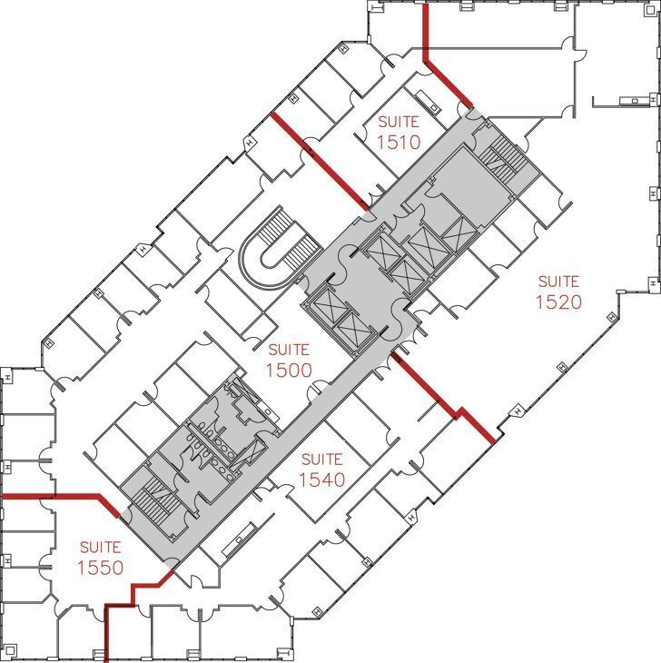 501 W Broadway, San Diego, CA en alquiler Plano de la planta- Imagen 1 de 1