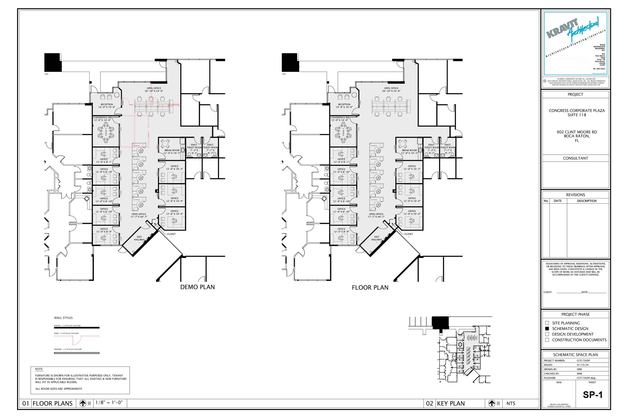 902 Clint Moore Rd, Boca Raton, FL en alquiler Plano de la planta- Imagen 1 de 1