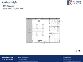 111 E Wacker Dr, Chicago, IL en alquiler Plano de la planta- Imagen 1 de 1