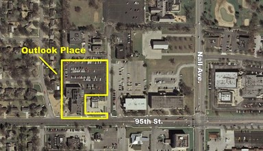 5750 W 95th St, Overland Park, KS - vista aérea  vista de mapa