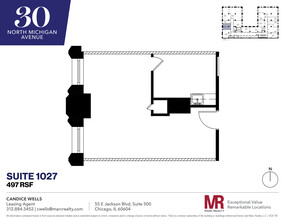 30 N Michigan Ave, Chicago, IL en alquiler Plano de la planta- Imagen 1 de 4