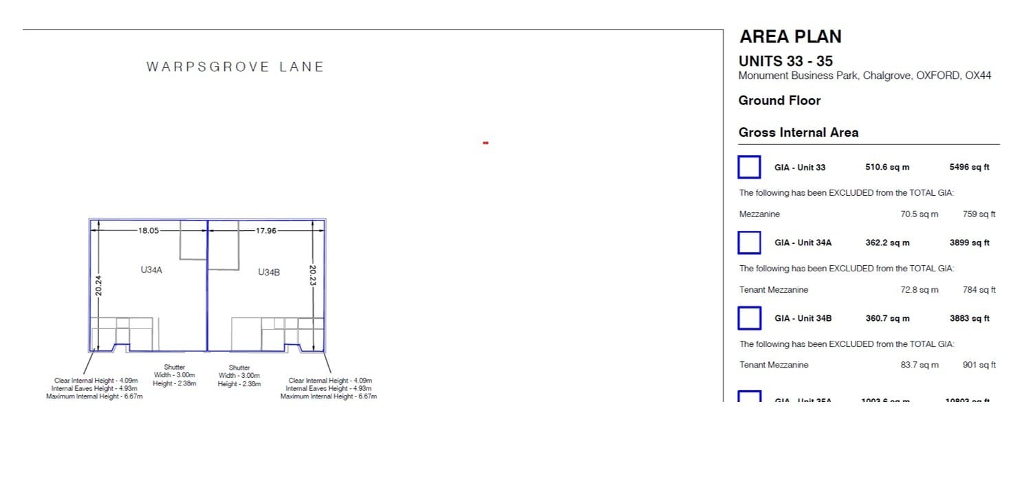 Warpsgrove Ln, Chalgrove en alquiler Plano de la planta- Imagen 1 de 1