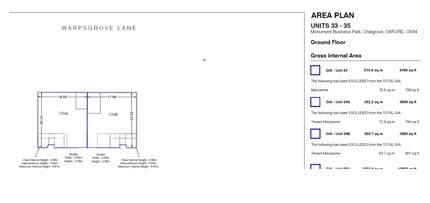Warpsgrove Ln, Chalgrove en alquiler Plano de la planta- Imagen 1 de 1