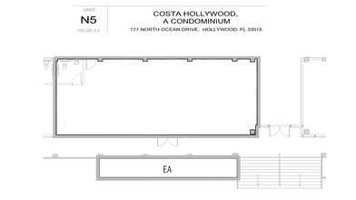 777 N Ocean Dr, Hollywood, FL en alquiler Plano de la planta- Imagen 1 de 3