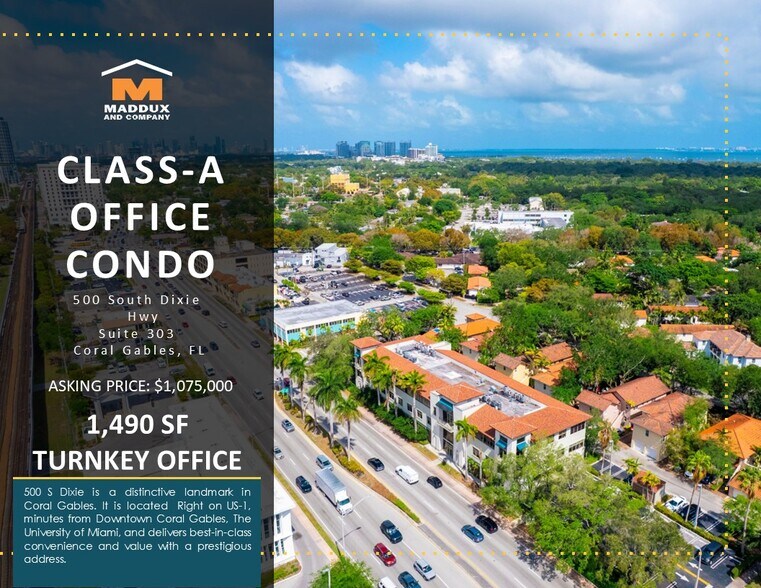 500 S Dixie Hwy, Coral Gables, FL en venta - Foto del edificio - Imagen 1 de 1