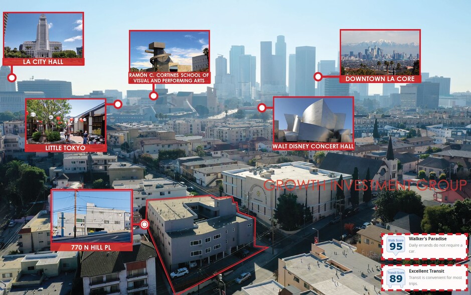 770 N Hill Pl, Los Angeles, CA en venta - Foto del edificio - Imagen 2 de 19