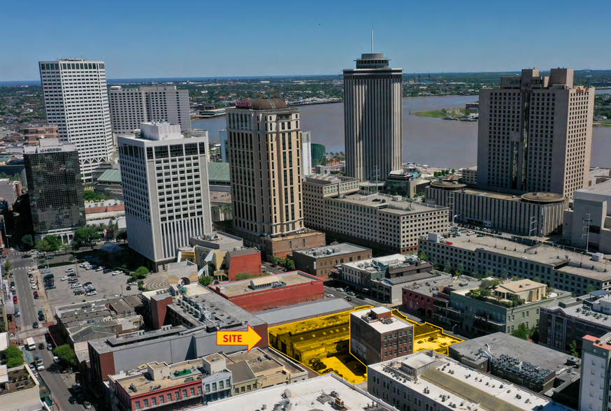 635 S Peters Street - Redevelopment Site, New Orleans, LA en alquiler - Vista aérea - Imagen 2 de 5