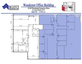 12140 Woodcrest Exec Dr, Creve Coeur, MO en alquiler Plano de la planta- Imagen 1 de 1