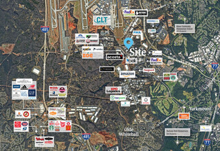 3330 Oak Lake Blvd, Charlotte, NC - VISTA AÉREA  vista de mapa