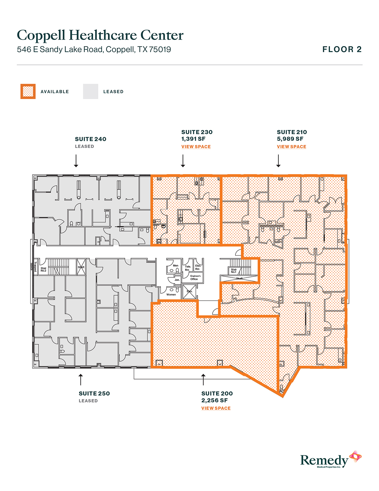 546 E Sandy Lake Rd, Coppell, TX en alquiler Plano de la planta- Imagen 1 de 1