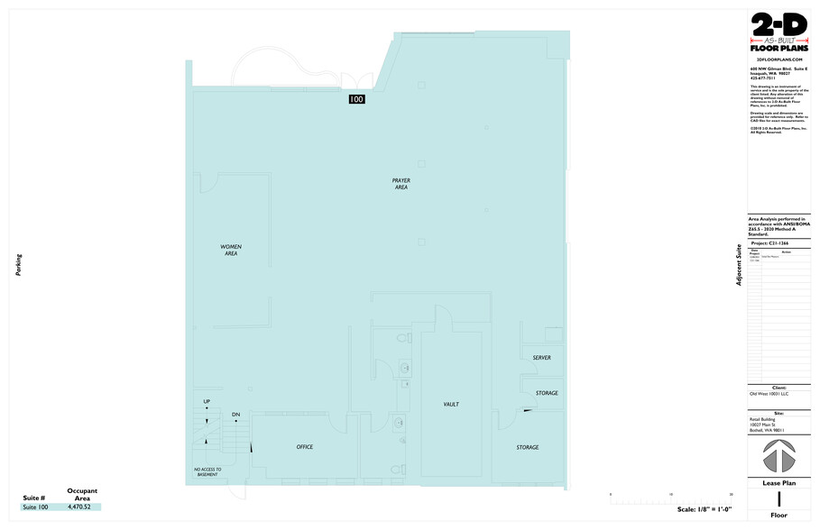 10027 Main St, Bothell, WA en alquiler - Plano del sitio - Imagen 1 de 6