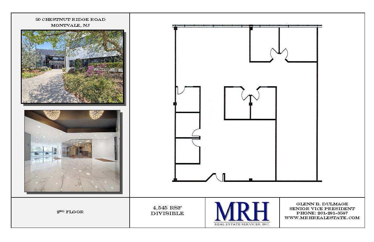 50 Chestnut Ridge Rd, Montvale, NJ en alquiler Plano de la planta- Imagen 1 de 1