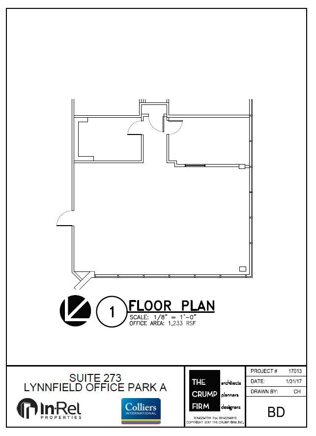 1355 Lynnfield Rd, Memphis, TN en alquiler Plano de la planta- Imagen 1 de 2