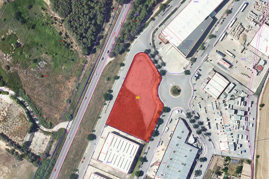 Carrer del Sector Can Jorn, 5, La Roca del Vallès, Barcelona en alquiler - Plano de solar - Imagen 1 de 2