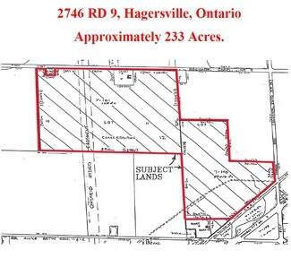 Más detalles de 2746 Regional Rd 9, Hagersville, ON - Terreno en venta