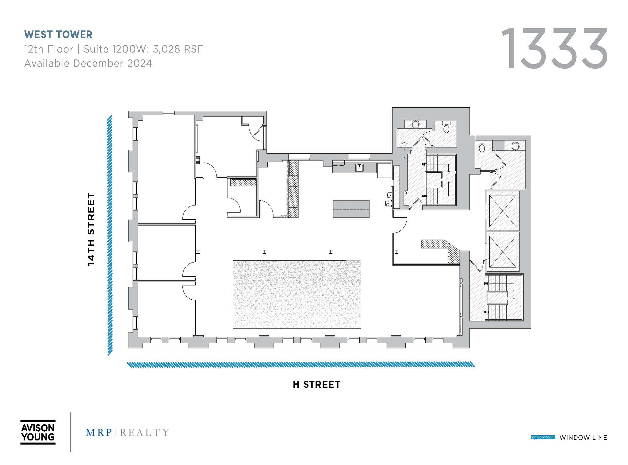 1333 H St NW, Washington, DC en alquiler Plano de la planta- Imagen 1 de 1