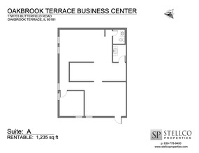 17W695-17W745 Butterfield Rd, Oakbrook Terrace, IL en alquiler Plano de la planta- Imagen 1 de 1