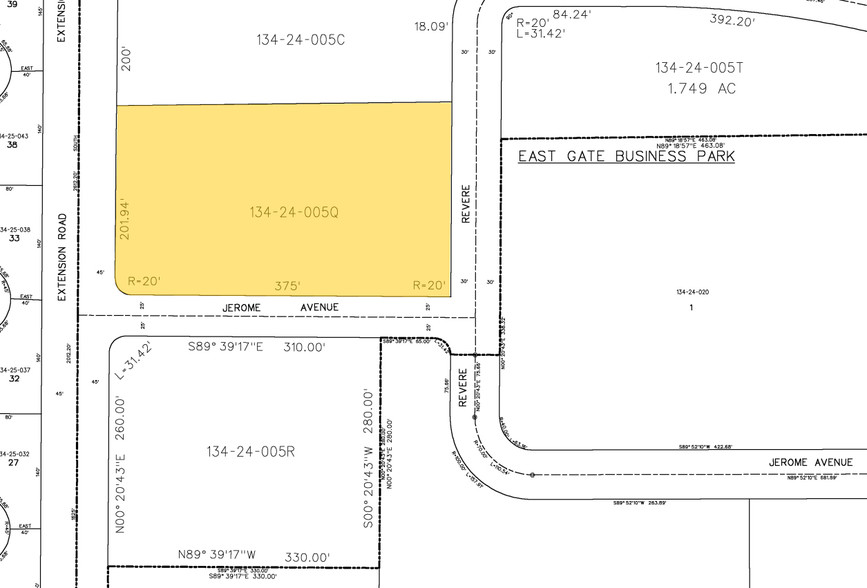 1801 S Extension Rd, Mesa, AZ en alquiler - Plano de solar - Imagen 2 de 13