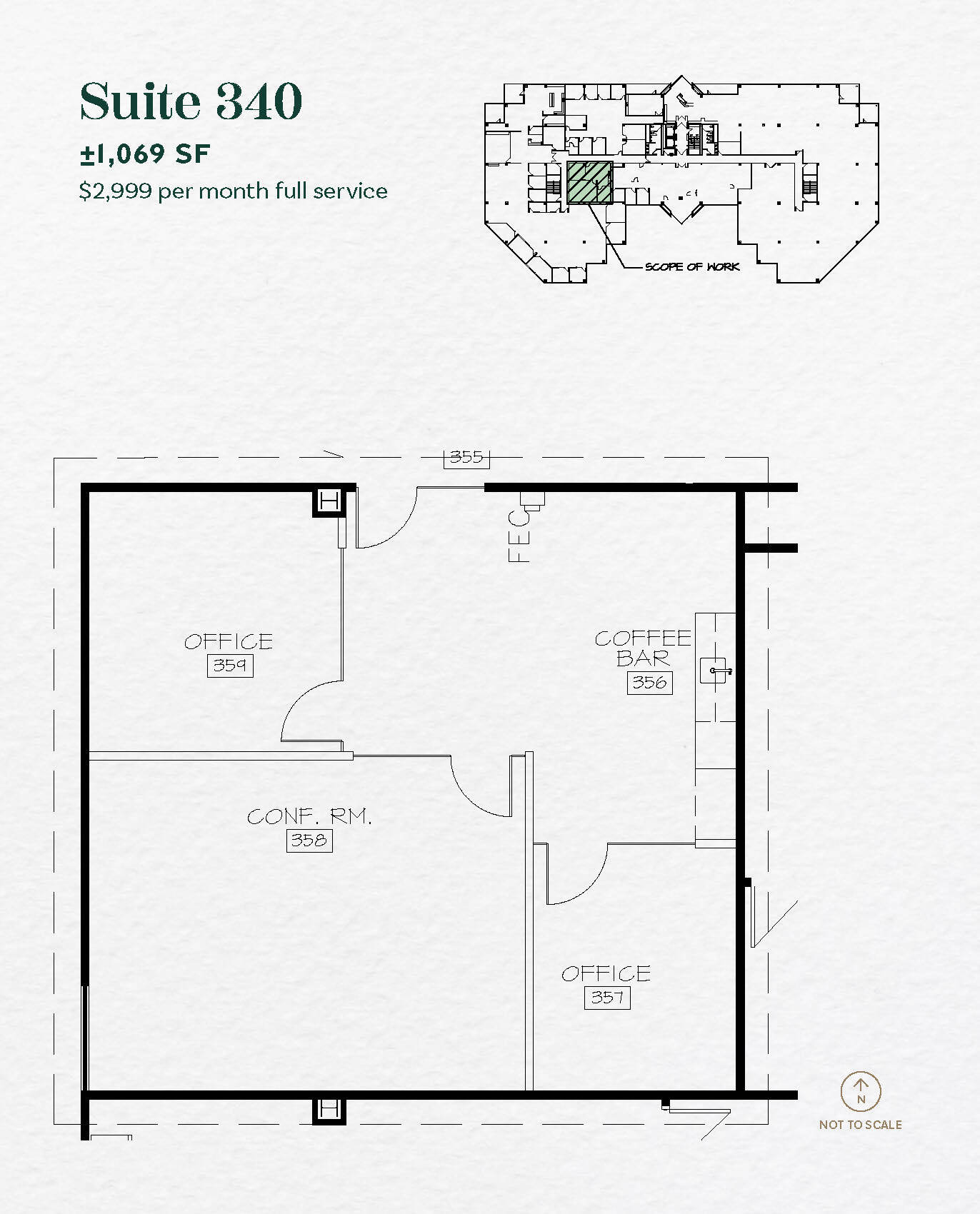 11201 N Tatum Blvd, Phoenix, AZ en alquiler Plano de la planta- Imagen 1 de 6