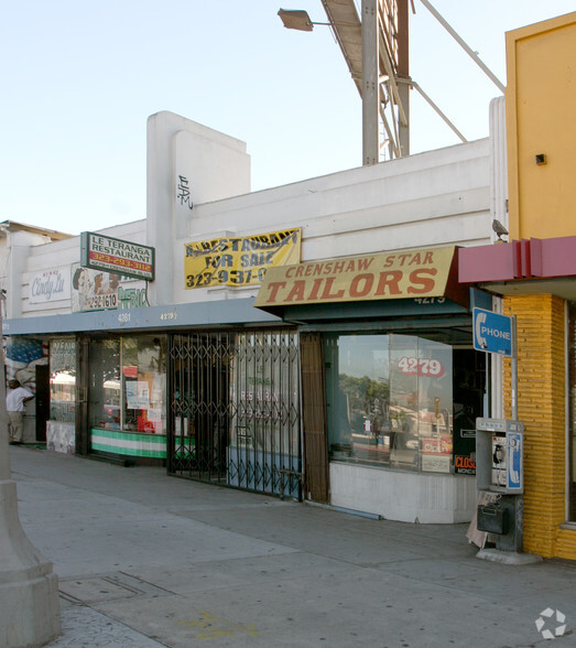 4279-4281 Crenshaw Blvd, Los Angeles, CA en venta - Foto del edificio - Imagen 3 de 14