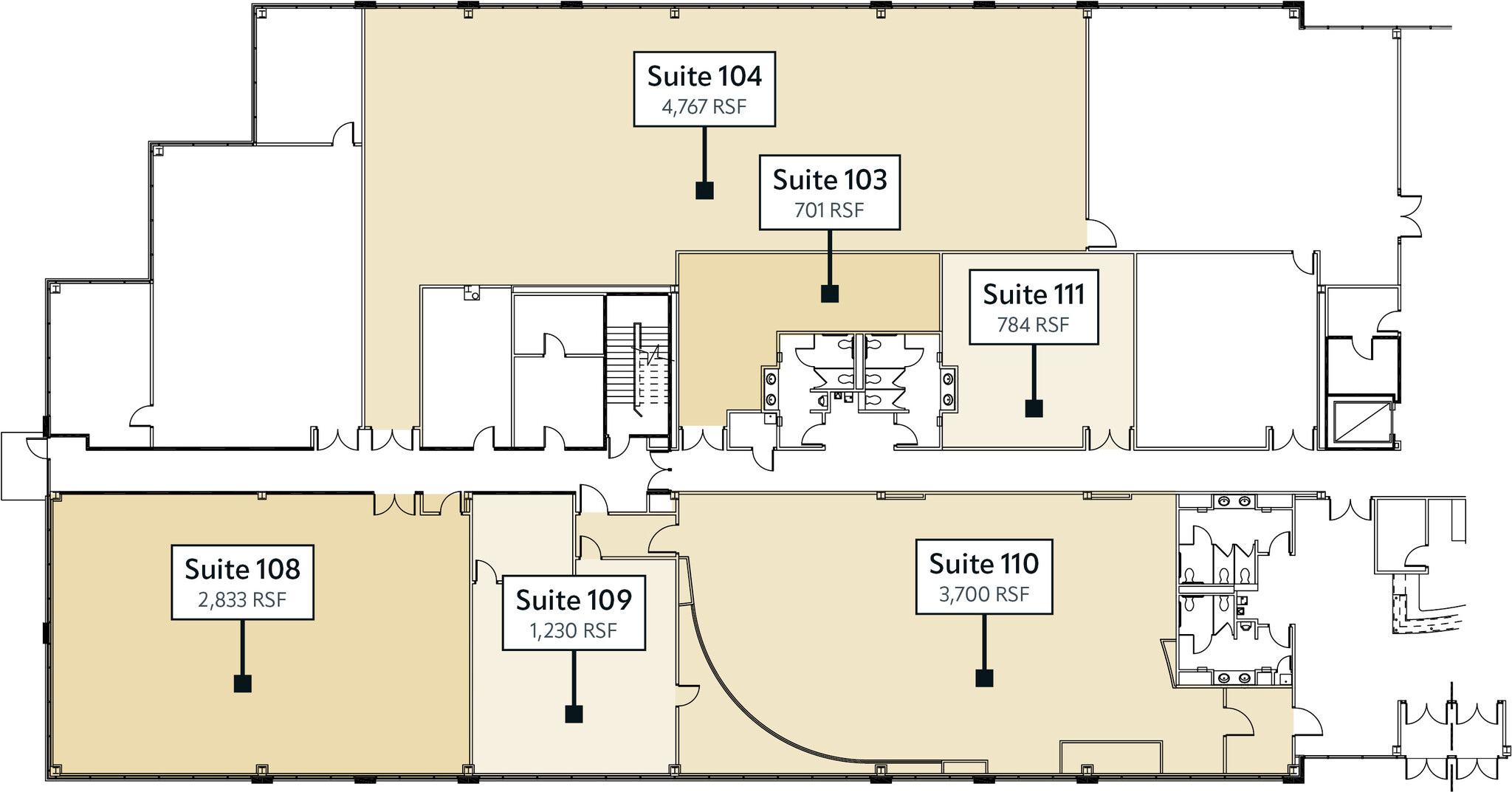 4502-4530 Maass Rd, Bellevue, NE en alquiler Plano de la planta- Imagen 1 de 1