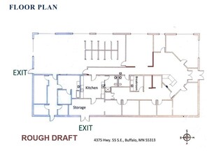 4375 Highway 55 SE, Buffalo, MN en alquiler Plano de la planta- Imagen 1 de 1