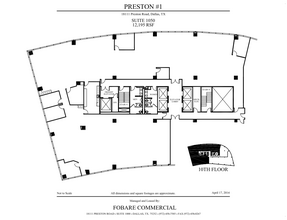 18111 Preston Rd, Dallas, TX en alquiler Plano de la planta- Imagen 1 de 1