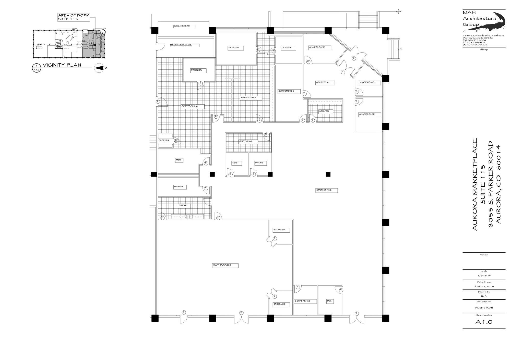 3025 S Parker Rd, Aurora, CO en alquiler Plano de la planta- Imagen 1 de 1