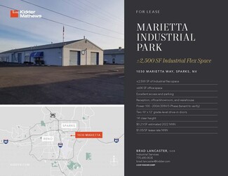 Más detalles para 1050-1080 Marietta Way, Sparks, NV - Naves en alquiler