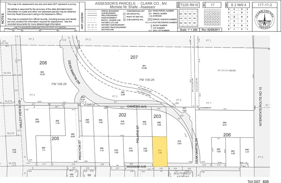 Wigwam Ave, Las Vegas, NV en venta - Plano de solar - Imagen 3 de 3