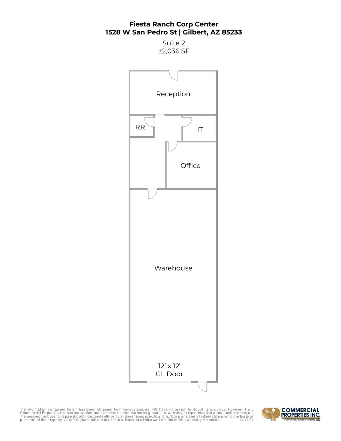 1528 W San Pedro St, Gilbert, AZ en alquiler Plano de la planta- Imagen 1 de 1