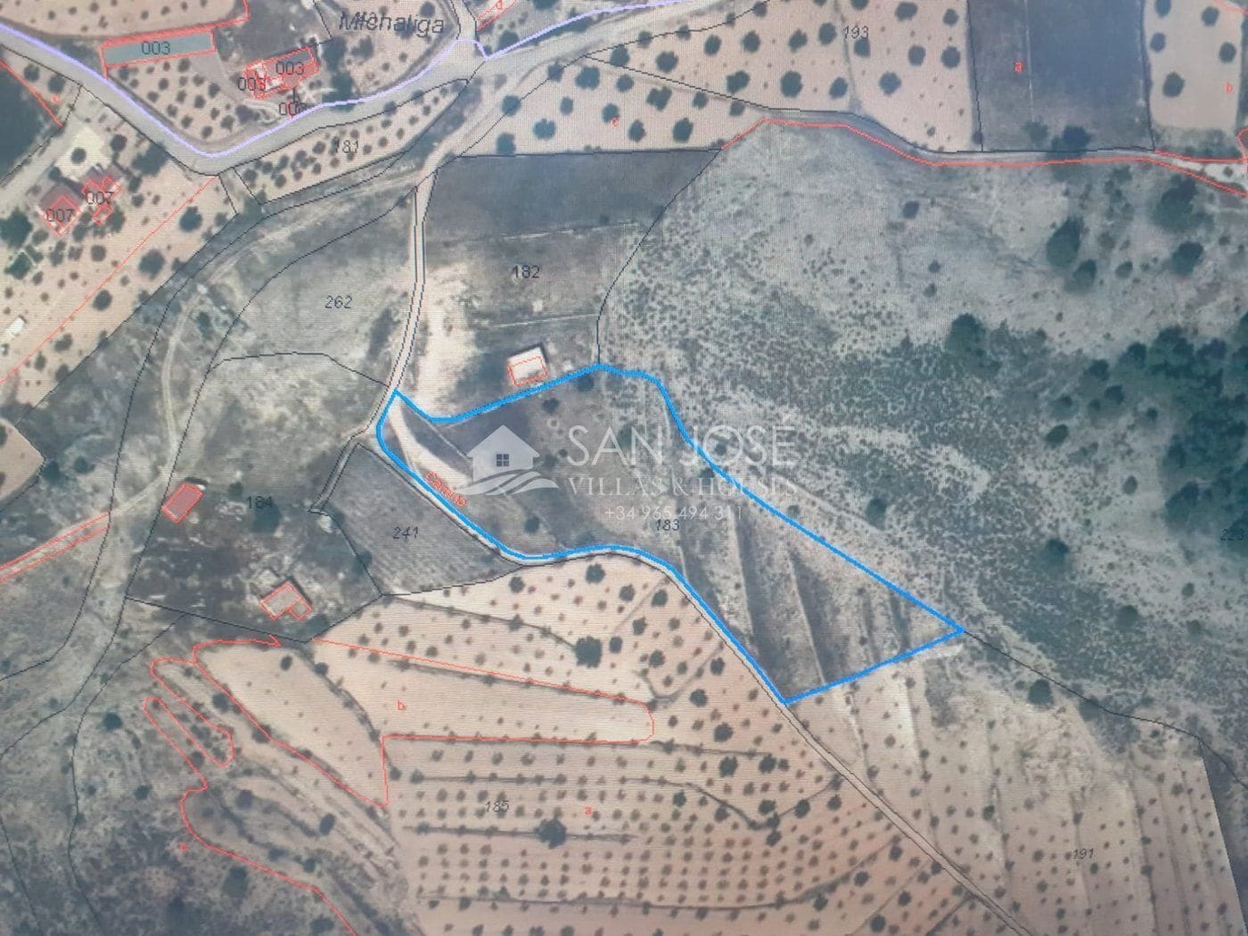 Terreno en HONDÓN DE LAS NIEVES, Alicante en venta Vista aérea- Imagen 1 de 2