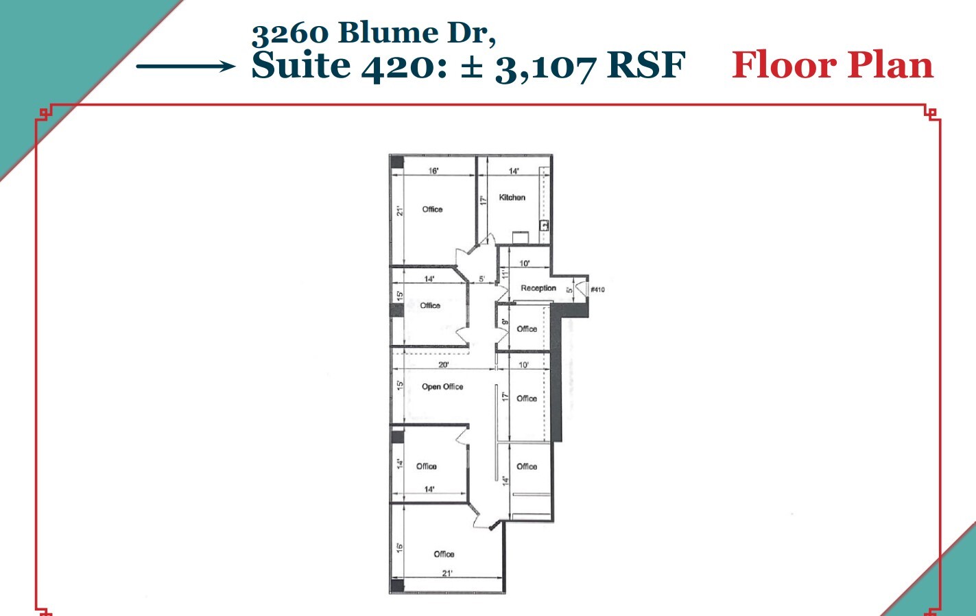 3260 Blume Dr, Richmond, CA en alquiler Plano de la planta- Imagen 1 de 1